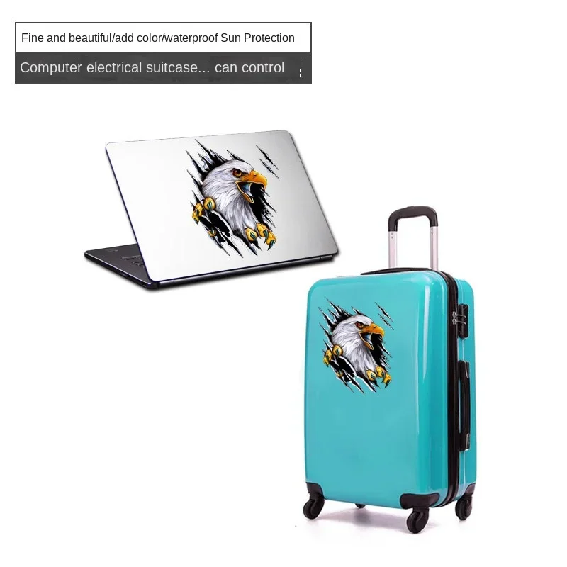Car Styling Creative Funny Animal Angry Eagle Cartoon Adhesive PVC Waterproof Car Body Sticker Pattern Vinyl view 5