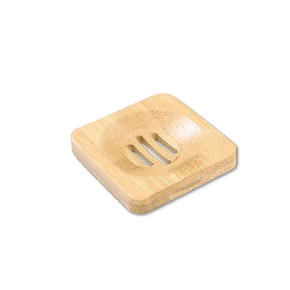 Wooden Soap Box Bamboo Soap Holder Bamboo Bath Wood Soap Dish Oval Bar Soap Holder For Shower Bathroom Kitchen Tools