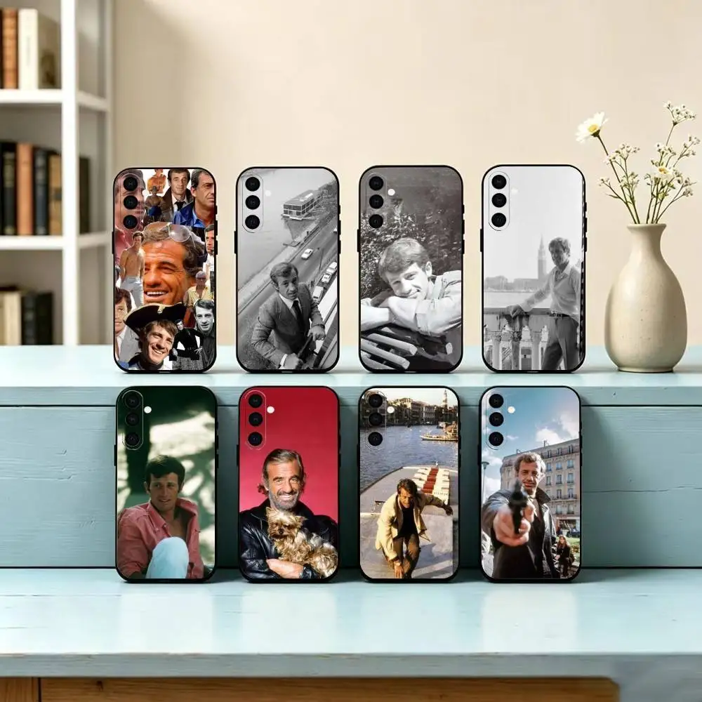 Funda de teléfono A-Actor J-Jean-Paul Belmondo para Samsung Galaxy A73,A72,A71,A70,A53,A52,A51, otras fundas negras suaves