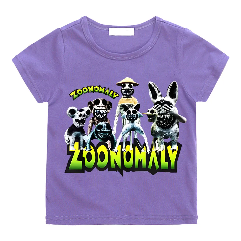 T-Shirt gioco per bambini striomaly Toddler Girls camicie maglietta estiva cotone manica corta abbigliamento Casual per bambini magliette Anime