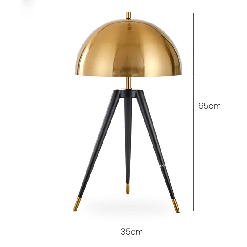 Imagem -05 - Ouro Led Lâmpada de Assoalho com Tripé Luzes de Assoalho Modernas para Sala de Estar Quarto Decoração Nórdica Home Standing Lamp