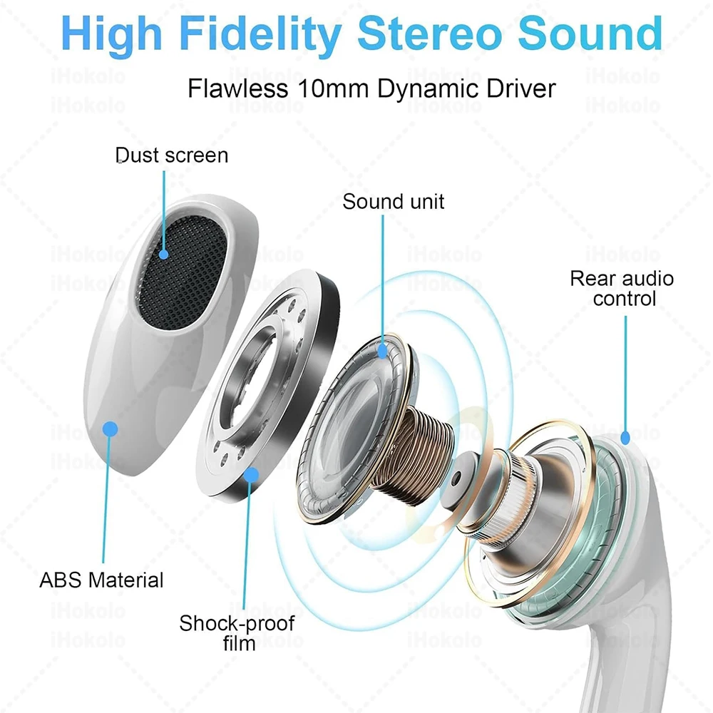 الأصلي سماعات لابل آيفون 17 16 15 برو ماكس 14 13 12 11 USB-C البرق 3.5 مللي متر السلكية سماعة X 6 7 8 ملحقات الهاتف