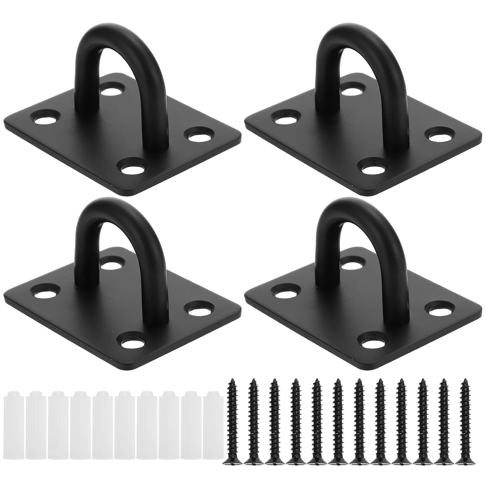 

1 Set Heavy Duty Ceiling Hooks U Shaped Hammock Swing Hook Kits For Hanging Plants Durable Stainless Steel Waterproof Corrosion