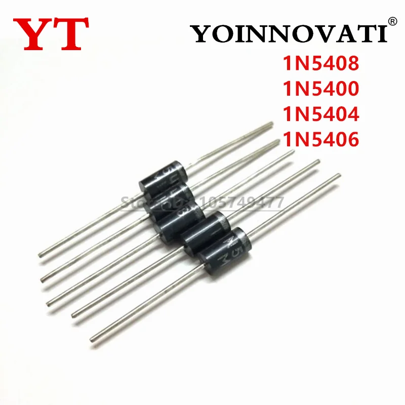 100PCS 1N5400 1N5401 1N5402 1N5404 1N5406 1N5408