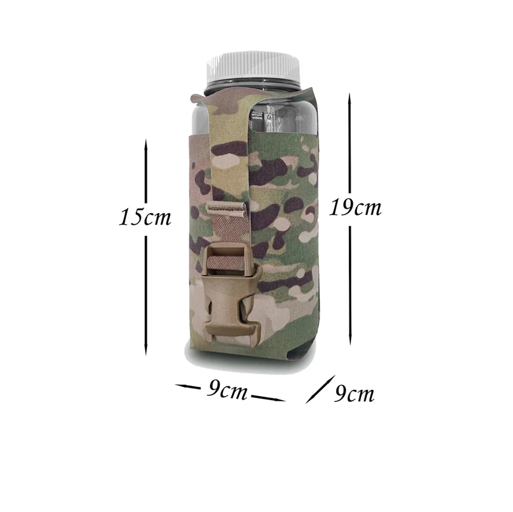 SS Style Outdoor Vest กระเป๋ากาต้มน้ํา Molle กระเป๋าใส่ขวดน้ําเหมาะสําหรับ Nalgene 32 oz 1L