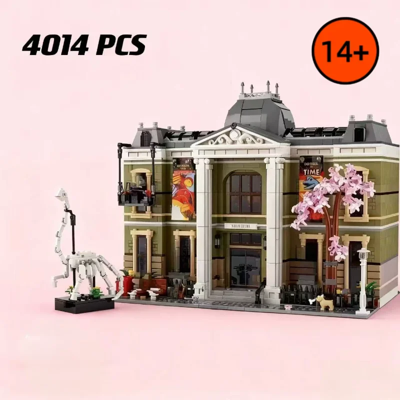 MOC 10326 Natural History Museum Building Blocks Model Bricks Street View 4014PCS Assembly Toy Kid Adult Christmas Birthday Gift