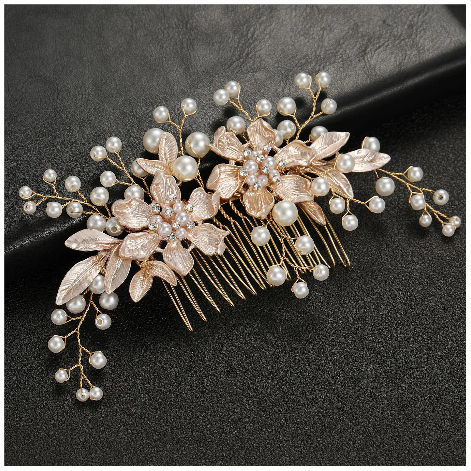 

Women's Hair Comb Headpiece Luxurious Rhinestones Hair Accessories for Banquet Wedding Gown Hair Clips