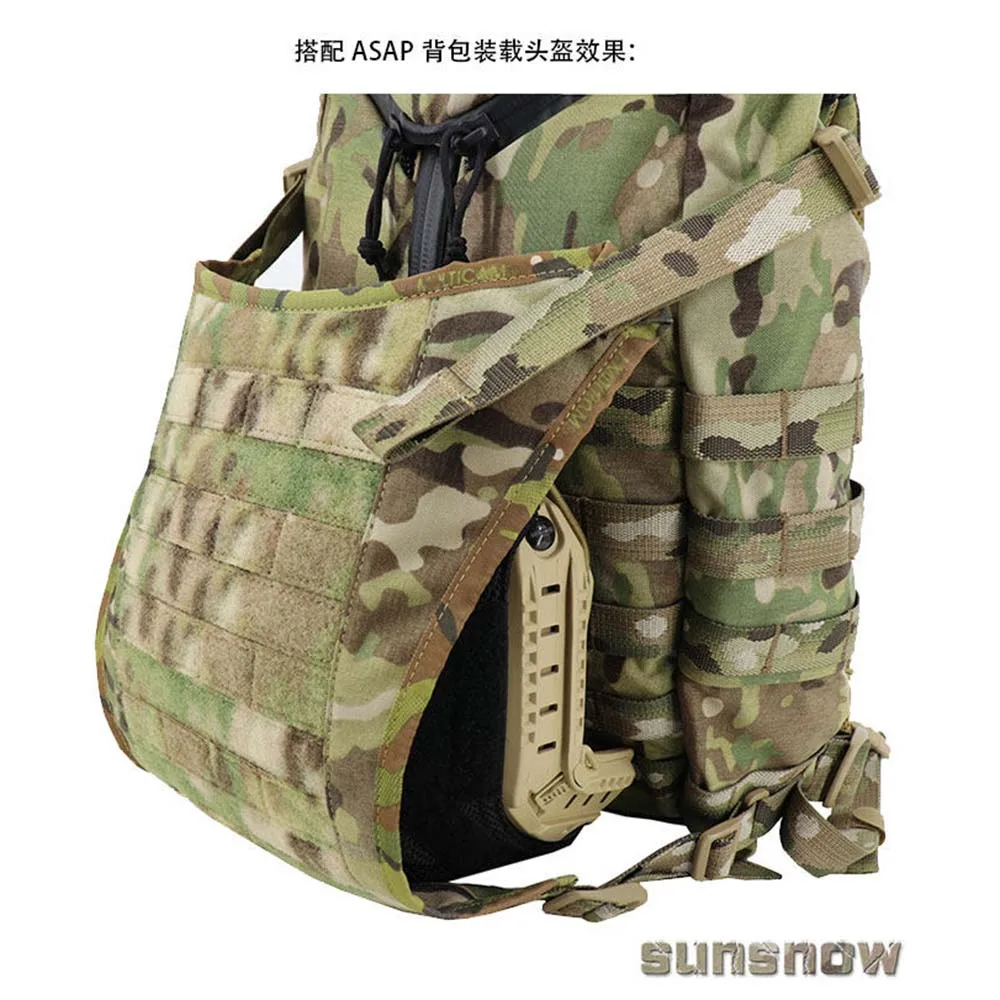 Tactical Backpack Dual-Side Expansion Panel, Front & Reverse Protective Modular MOLLE Panel with Kangaroo Pouch Mount