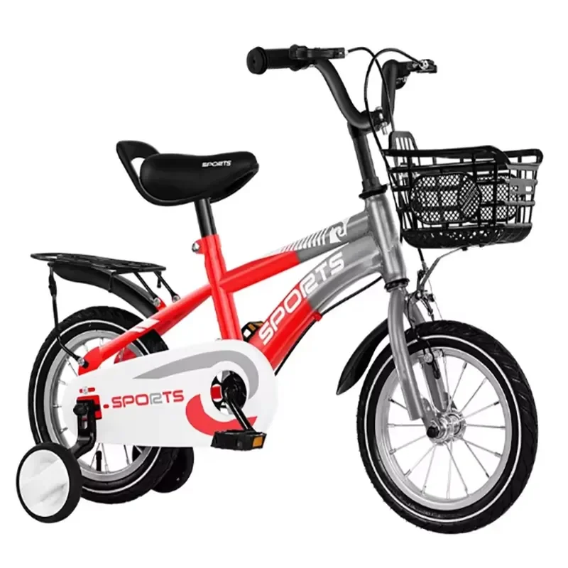 Lightweight Childrens Bicycle for Boys 12-20 Inch Small Medium Large Kids Pedal Bike with Steel Fork and Ordinary Pedal