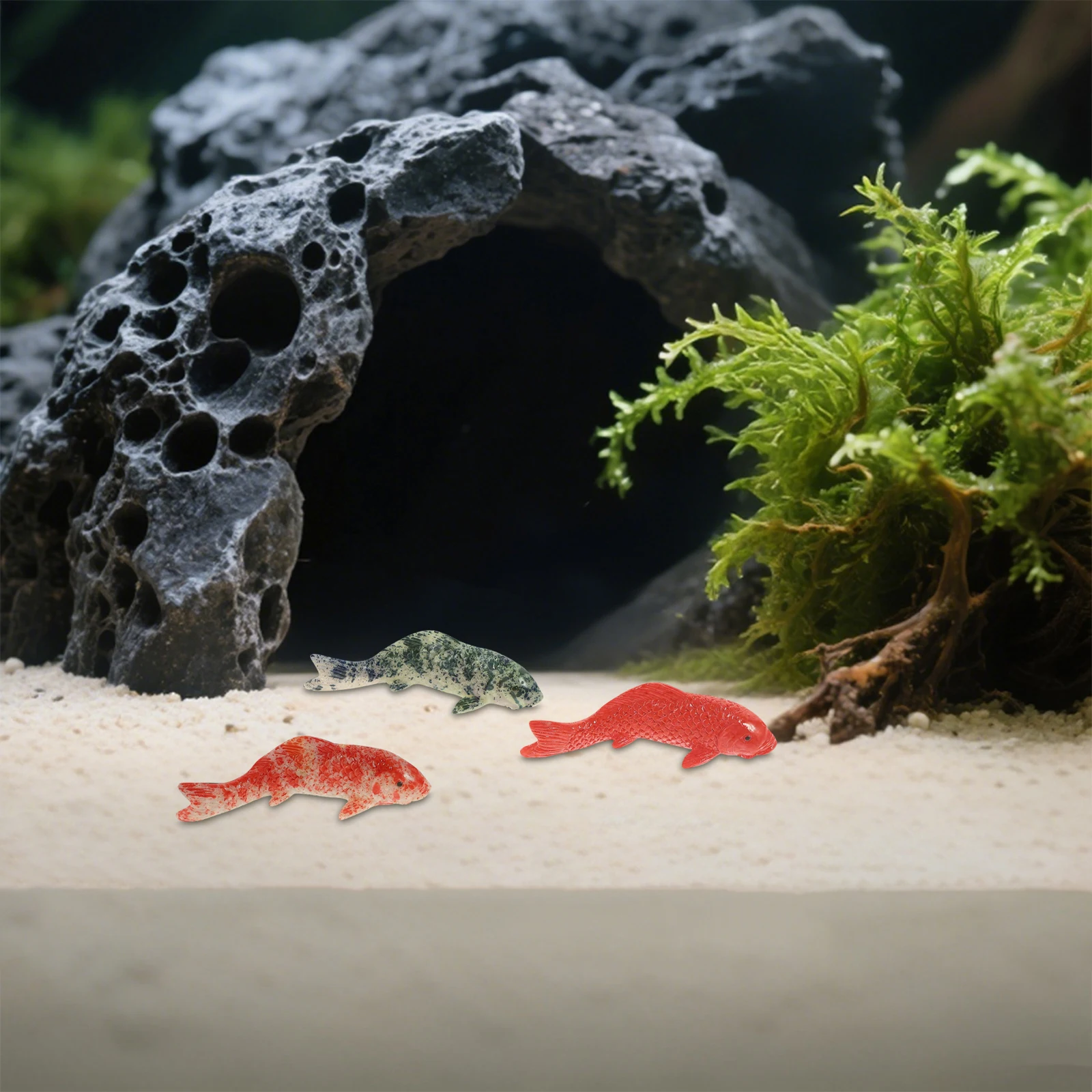 

5pcs Resin Fake Decor, Realistic Aquarium Decoration For Tank Terrarium, Compact Household Aquarium Decor, Simulated Floating