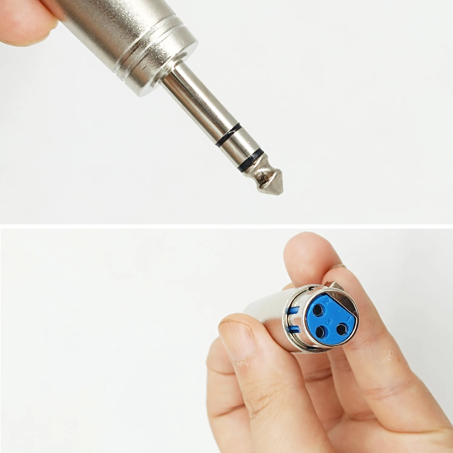 1pc 1/4 Inch TRS to XLR Female Adapter Professional Audio Balanced Connector