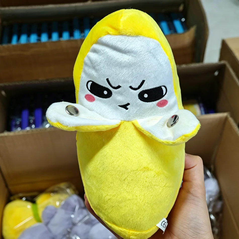 New Creative Beat Induction Banana Plush Doll Hot Selling Sensing Toy Parent‑Child Interaction Game Kids Birthday Gift