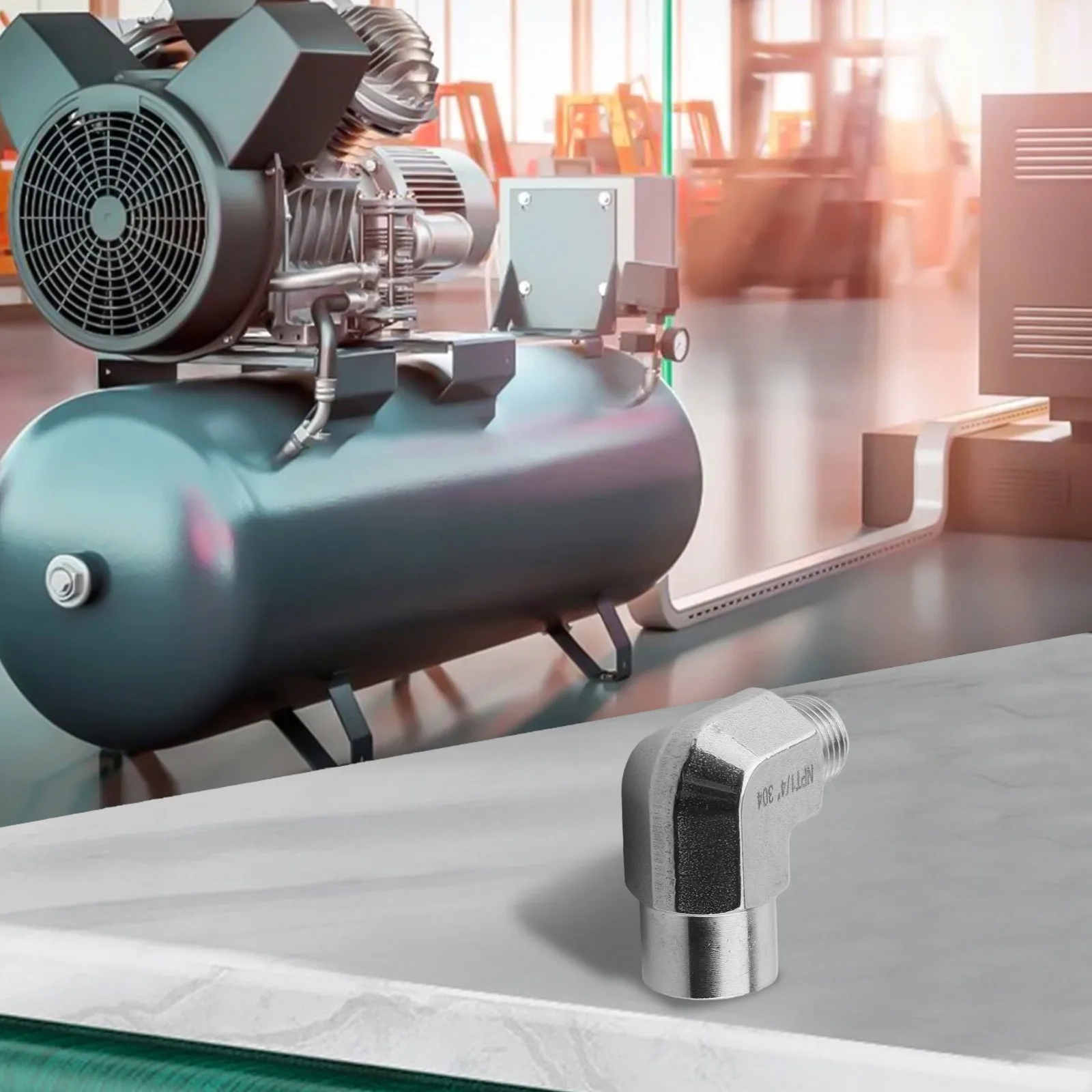 Reliable and Tough Stainless Steel Pipe Connectors Includes Two Pieces of Forged 90 Degree Elbows for Effective Use