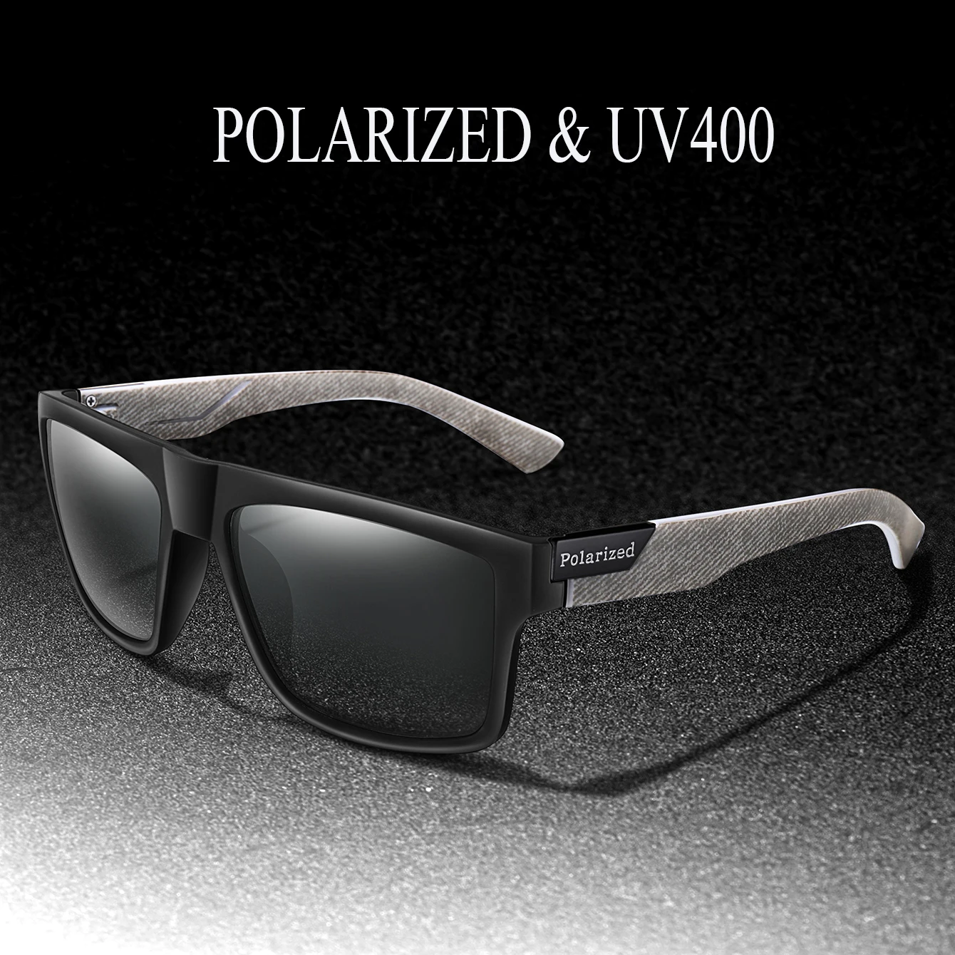 Marka spolaryzowane jazda na rowerze wędkarstwo bieganie męskie okulary przeciwsłoneczne UV400 HD Vision wiatroszczelne modne gogle TAC soczewki styl Vintage