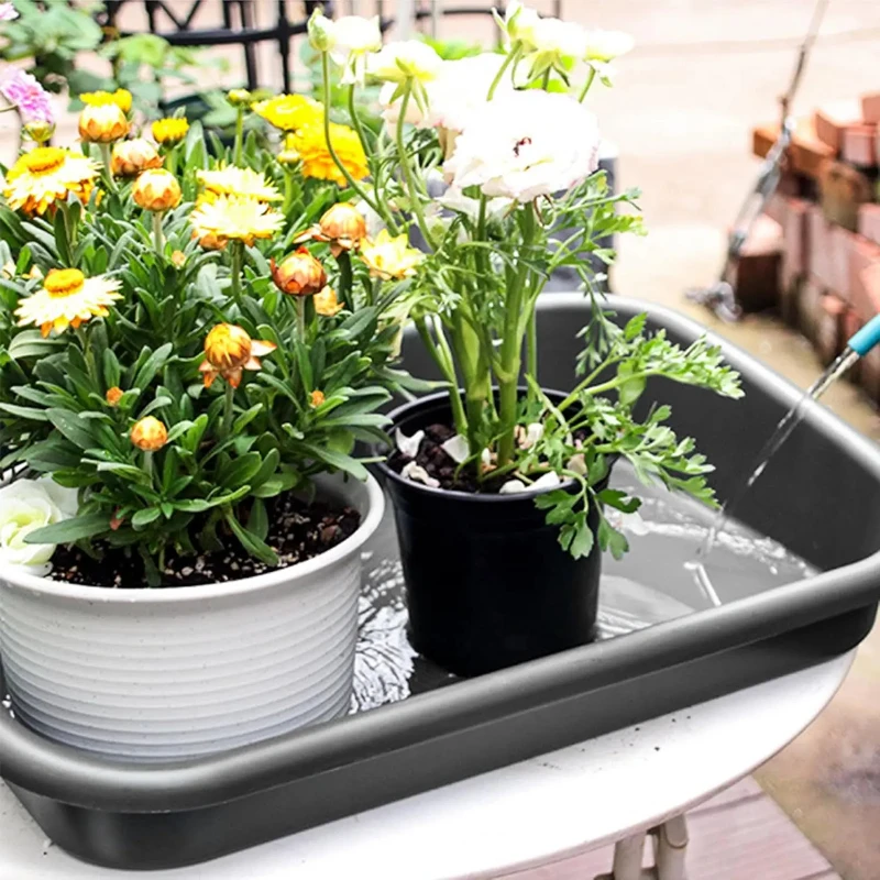 

Garden tidy potted tray, indoor transplant gardening planting accessories large succulent plant table