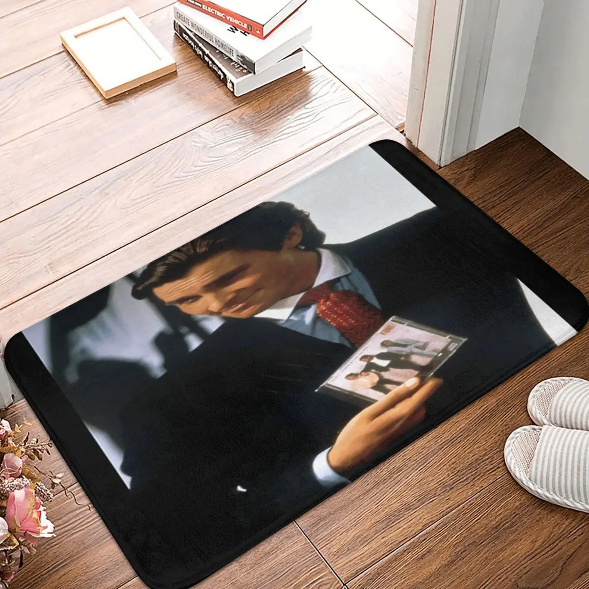 Horror Patrick Bateman Fleece 40x60cm Carpet Polyester Floor Mats Trendy Practical Carpets