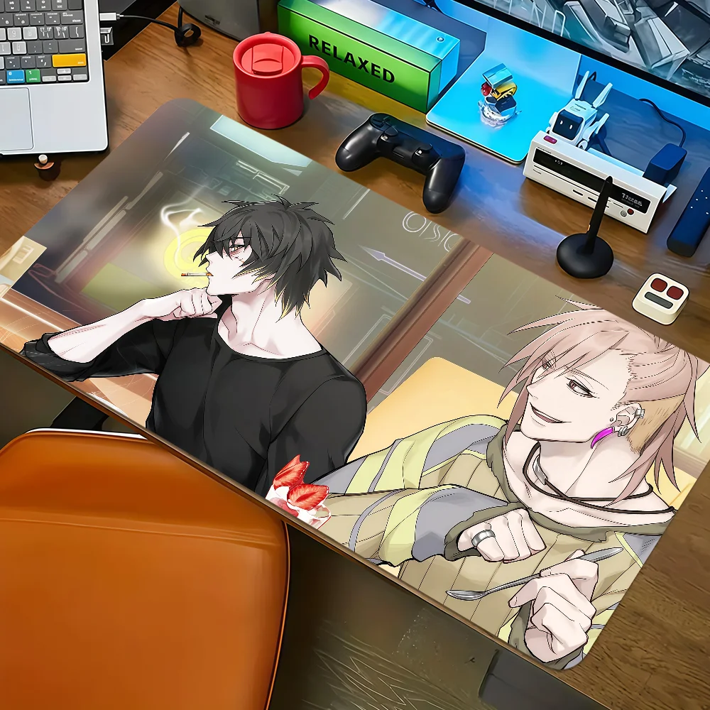 Anime Book s-Slow Damage Rei Izumi Mauspad, rutschfest, mit Lockedge, verdicktes Desktop-Mauspad, groß, bequem, für Gaming, Büro, Studenten