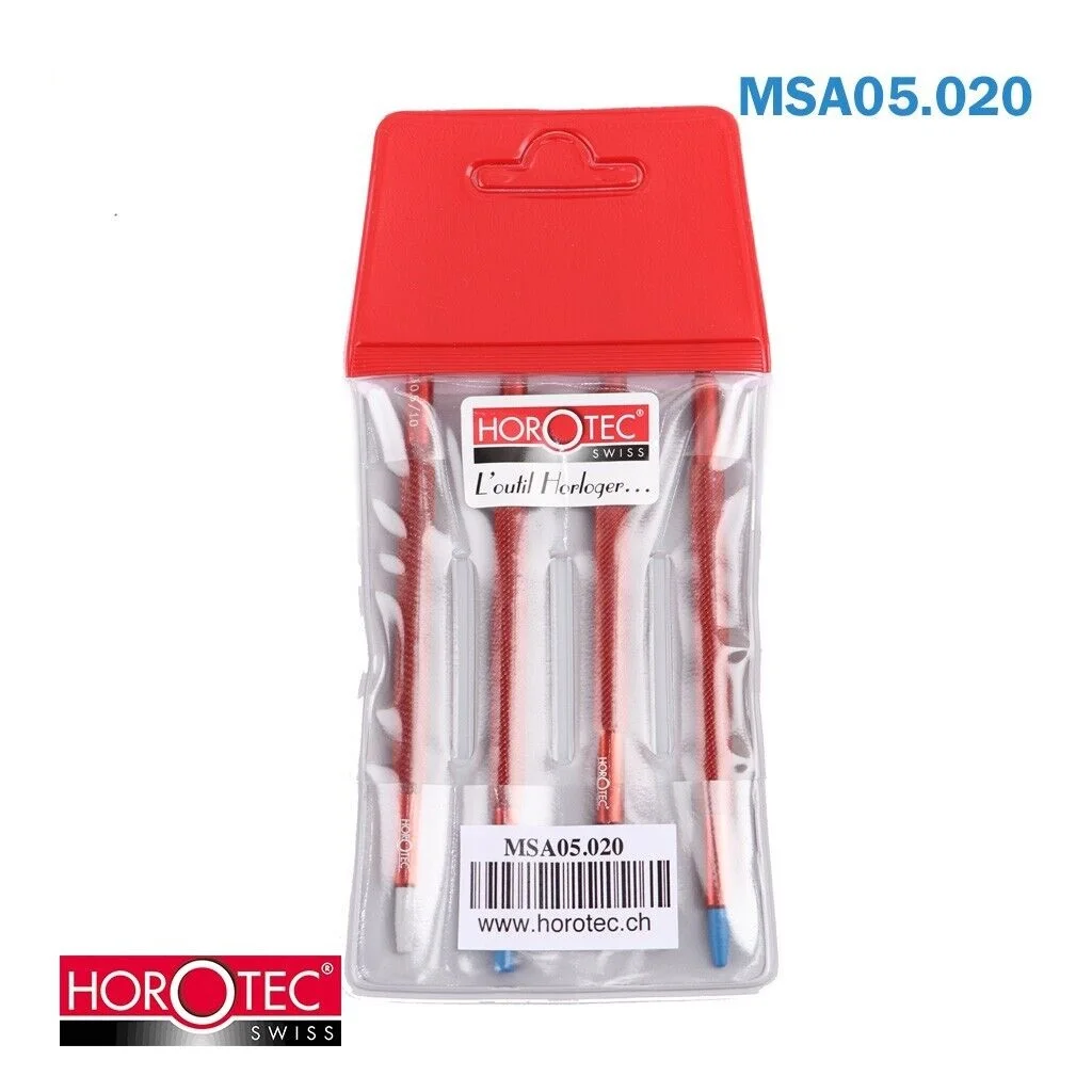 Horotec MSA05.020 Assortment of Tools For Fitting Hands with DELRIN End Pieces