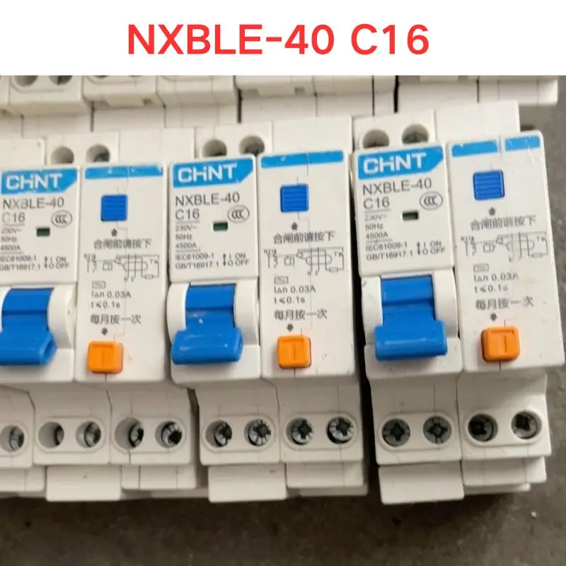 Second hand test OK NXBLE-40 C16 leakage protection