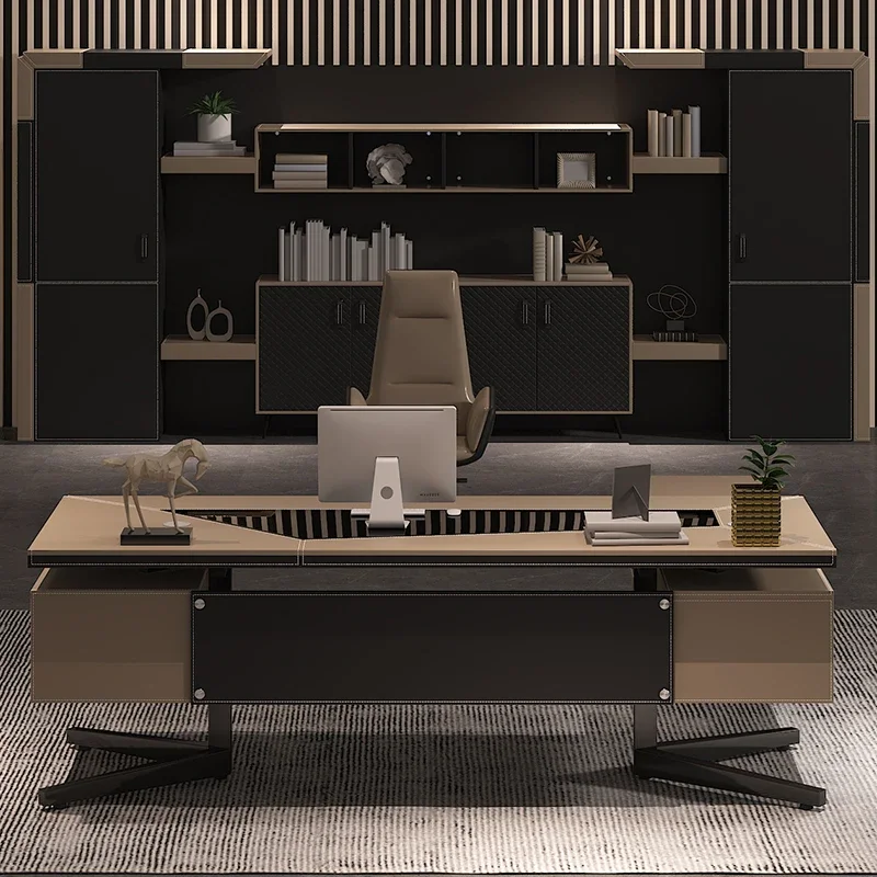 Entertainment Room Desk Qimink Table Study Gaming Conference Tables Multifunction Minimalist Escritorio Oficina Unique Furniture