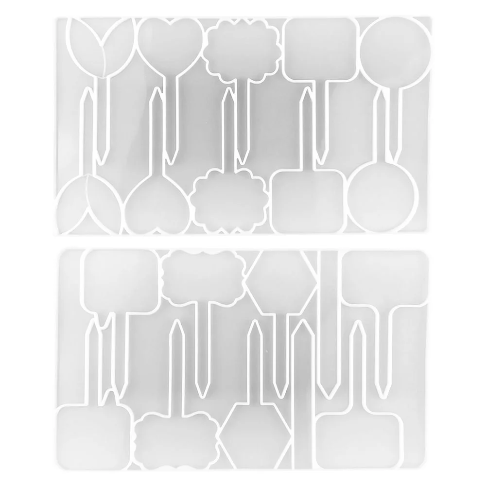 

Garden Label Making Mold Plant Lables Tag Stencils Decor Crafts DIY Silicone Epoxy Silica Gel