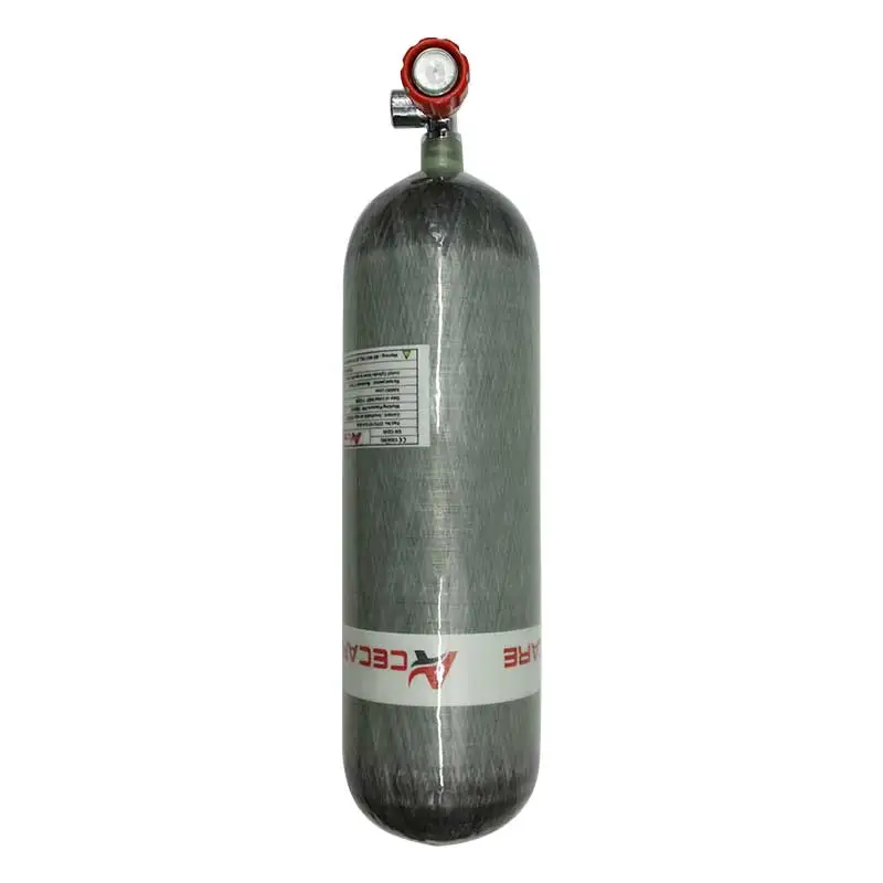 ACECARE 4500Psi 6.8L Carbon Fiber Cylinder High Pressure Air Tank Scuba Diving Tank with Valve M18*1.5