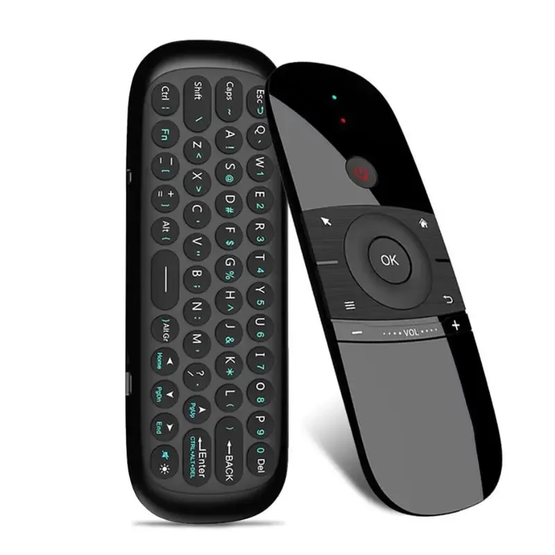 

W1 Fly Air Mouse Беспроводная клавиатура Мышь 2,4G Перезаряжаемый мини-пульт дистанционного управления для Smart TV Box Mini