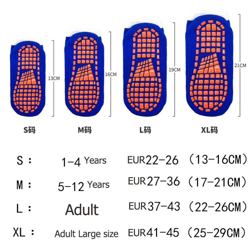 1 para antypoślizgowe oddychające dorosłych dzieci bawełniane skarpety gumowe skarpety wysokiej jakości mężczyźni kobiety skarpetki Grip dzieci