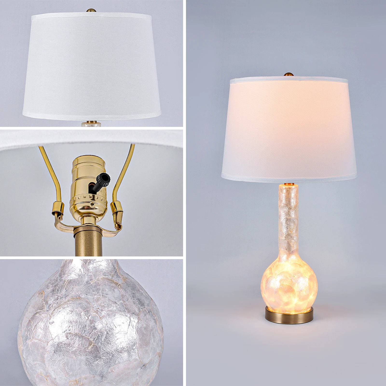 28/25 inch Desk Lamps Luxury Table Lamp Opal Glass Lampshade For Hotel Guest Room Living Room Study Bedroom Bedside Decorative Lighting Lamps Indoor Lighting Shiping from USA