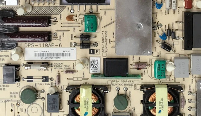 للوحة إمداد الطاقة الأصلية LCD-40LX730A RUNTKA786WJQZ DPS-110AP-6 لوحة العمل الجيد