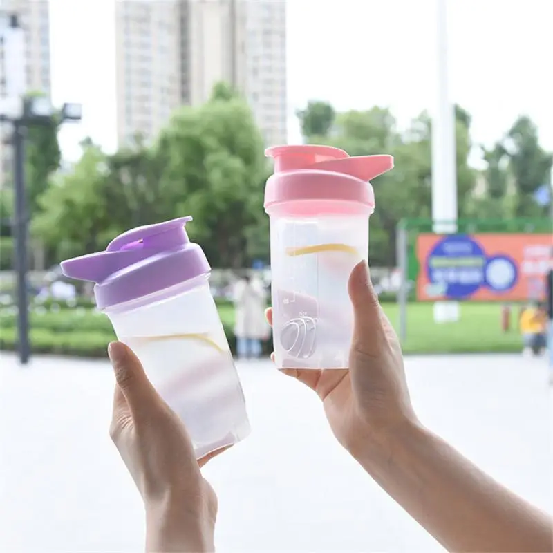 300ml Portable Transparent Water Bottle For Drink Shaker Cup Outdoor Sports Travel Leak Proof Plastic Bottles Summer Great Gifts