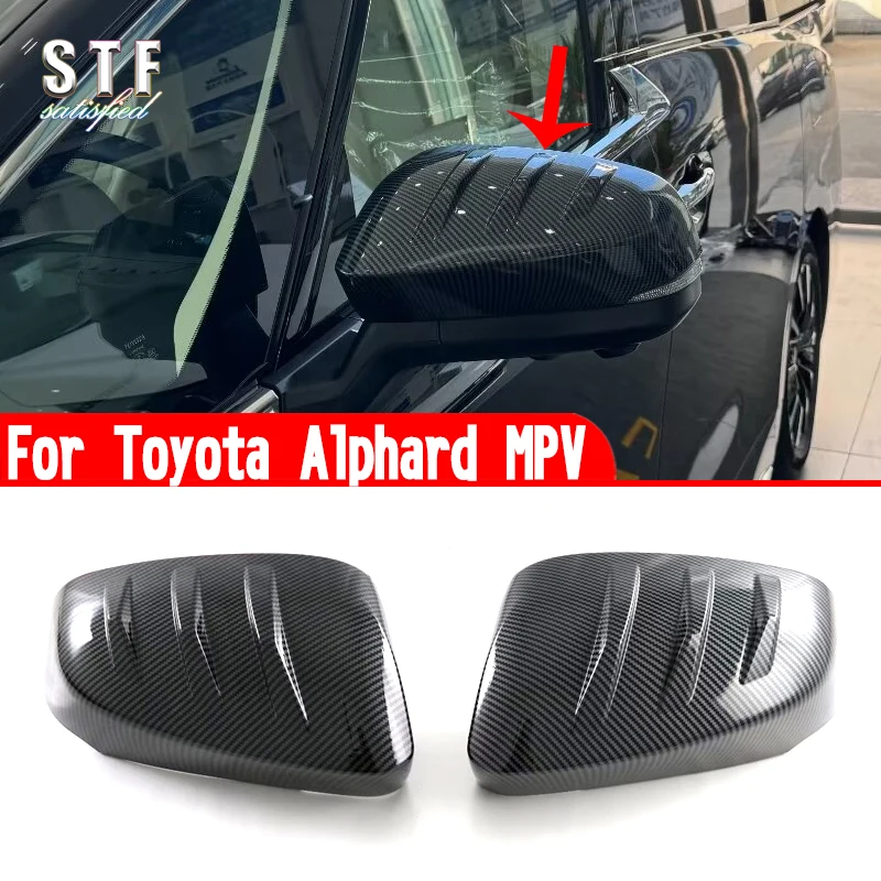 

Для Toyota Alphard MPV 2024 2025 автомобильные аксессуары ABS боковое зеркало крышка отделка молдинг декоративные наклейки