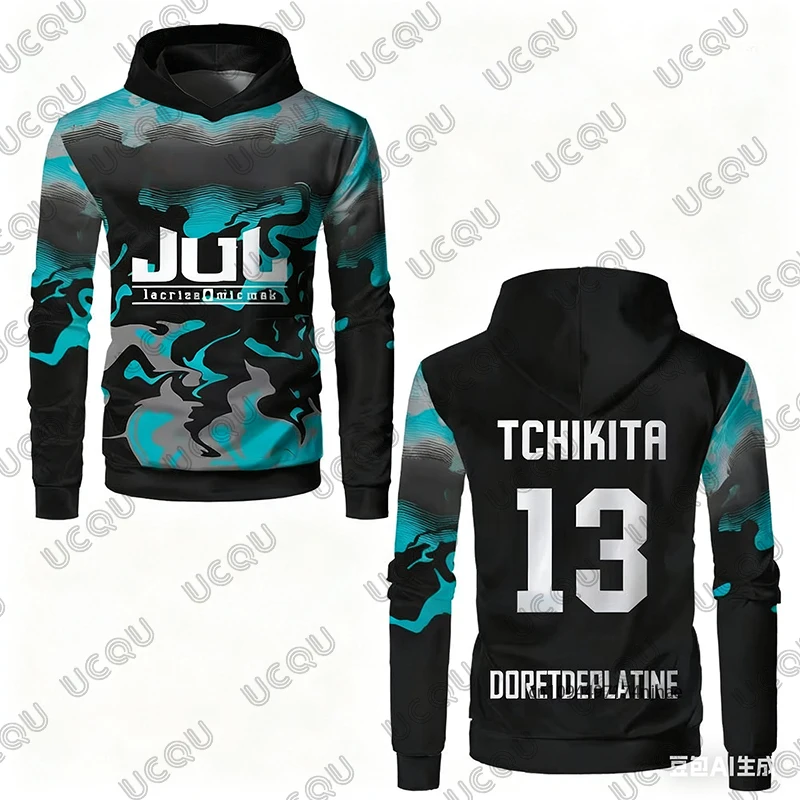 2026 الخريف الشتاء مغني الراب JuL هوديس للأطفال طويلة الأكمام بلوزات ملابس رياضية غير رسمية المتضخم الاطفال/الكبار بلايز #3