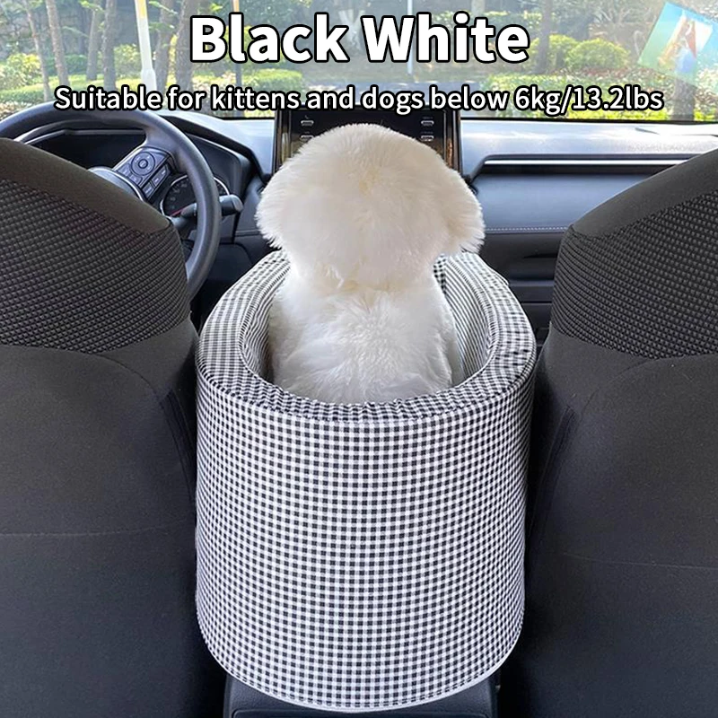 Portable Pet Dog Car Seat Central Control Nonslip Dog Carriers Safe 애완견 카시트 Booster Kennel Bed for Small Cat Dog Travel