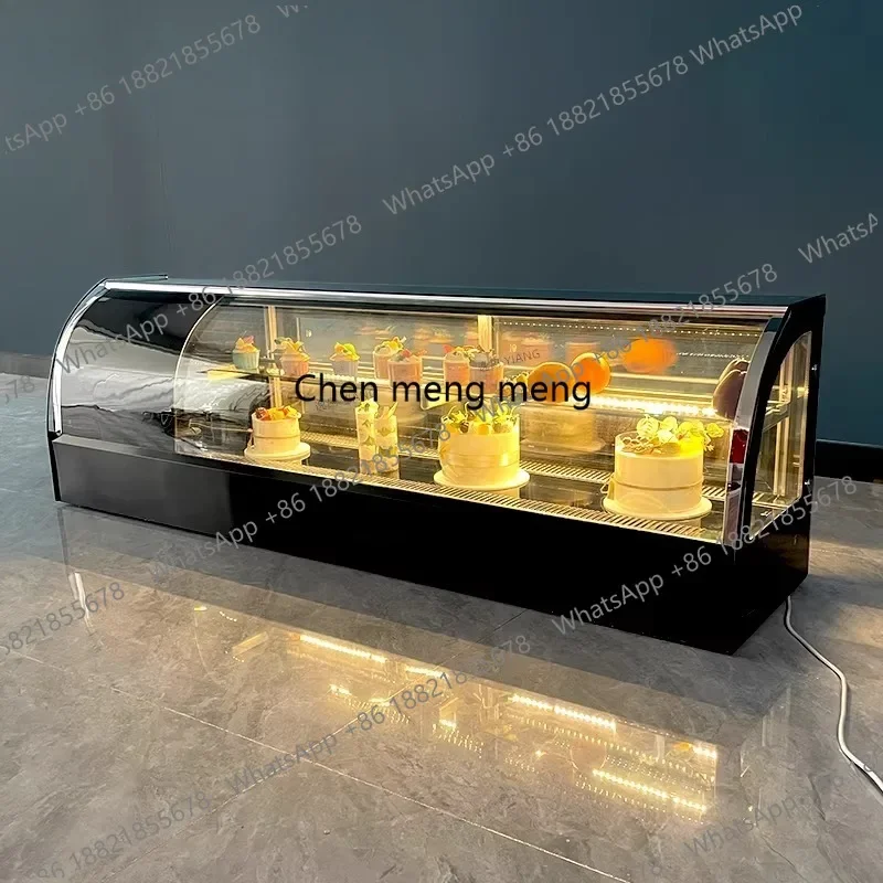 X173 Sushi Display Cabinet Small Desktop Cake Dessert Refrigerator Desktop Bar Counter Air Cooler Commercial Fruit Preservation