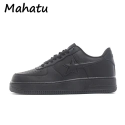 Zapatillas de deporte informales para hombre y mujer, zapatos de ocio, color negro, transpirables, tenis masculinos, 2024