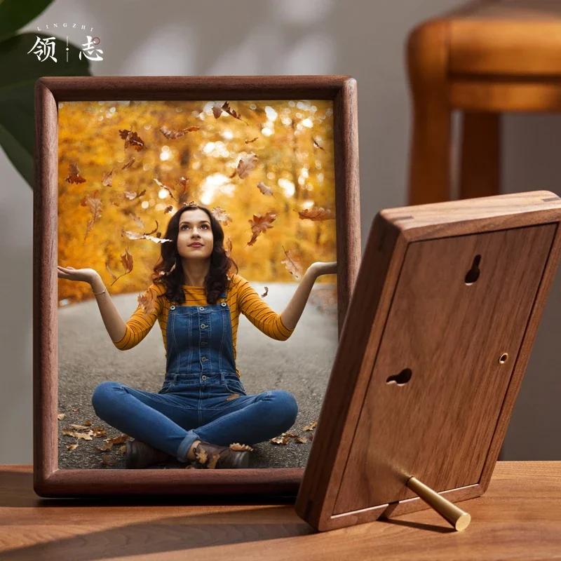 

Modern Solid Wood Photo Frame Mortise and Tenon Joint Design Advanced Mini Picture Frame Room Wall Home Decor Porta Retrato FYPF