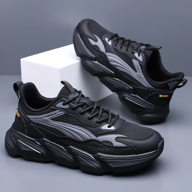 Men's Casual Sports Shoes Breathable Lightweight Sneakers Outdoor Mesh Running Training Athletic Jogging Tennis Walking Shoe