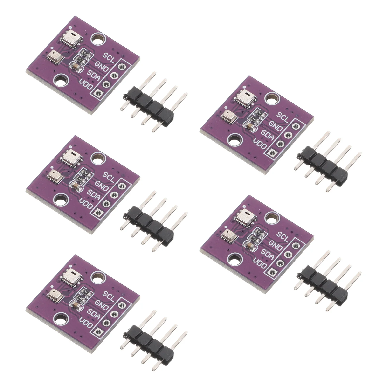

5pcs Air Pressure Sensor Digital Temperature Humidity Modules PCB Room Measure Precision Monitoring Digital Sensors Hygrometer