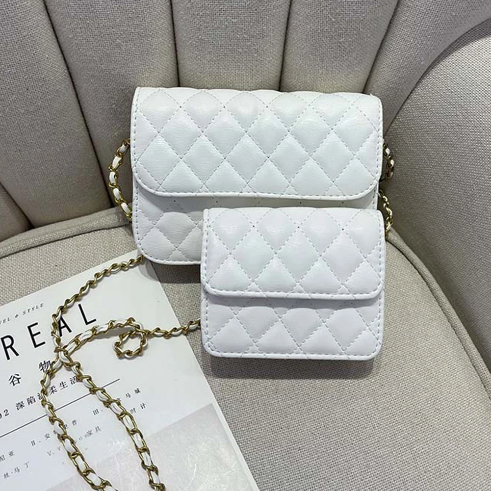 Women Quilted Crossbody Purse Versatile Y2k Shoulder Bag Casual Satchel Sling Purse Leather Hobo Bag Girl Stylish Purse