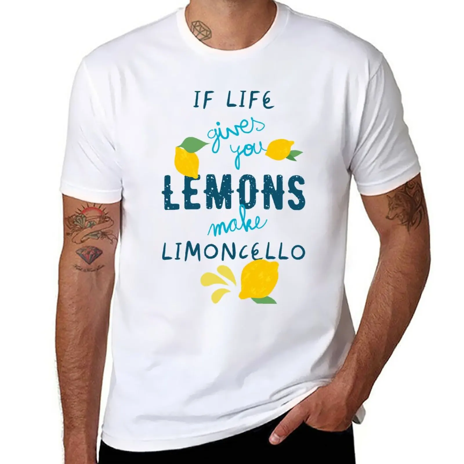 New Limoncello T-Shirt t-shirts man funny t shirt t shirts for men cotton