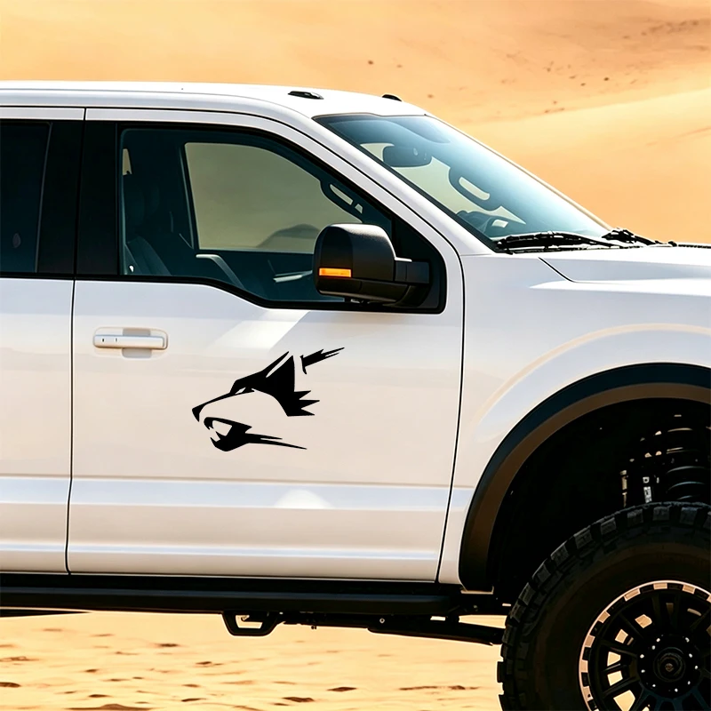 Car StickersWaterproof Racing Wolf Head Vinyl Sticker Premium Quality for Car Auto DecorationAuto Decor