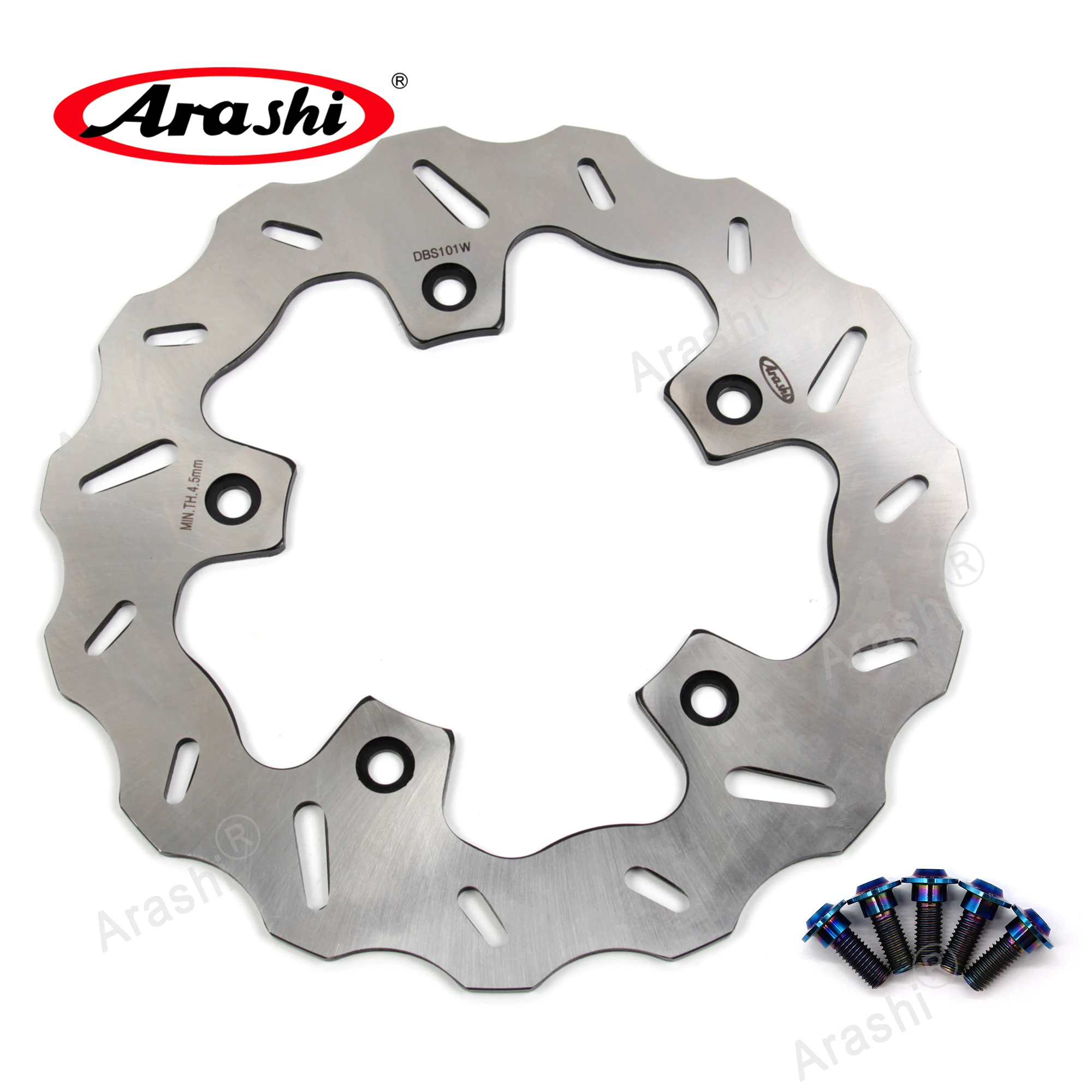 282mm Rear Rotor For Yamaha TMAX 530 2004 2005 2006 2007 XP TMAX 530 ABS 2012-2018 2017 2016 2015 Arashi Rear Brake Disc Disk