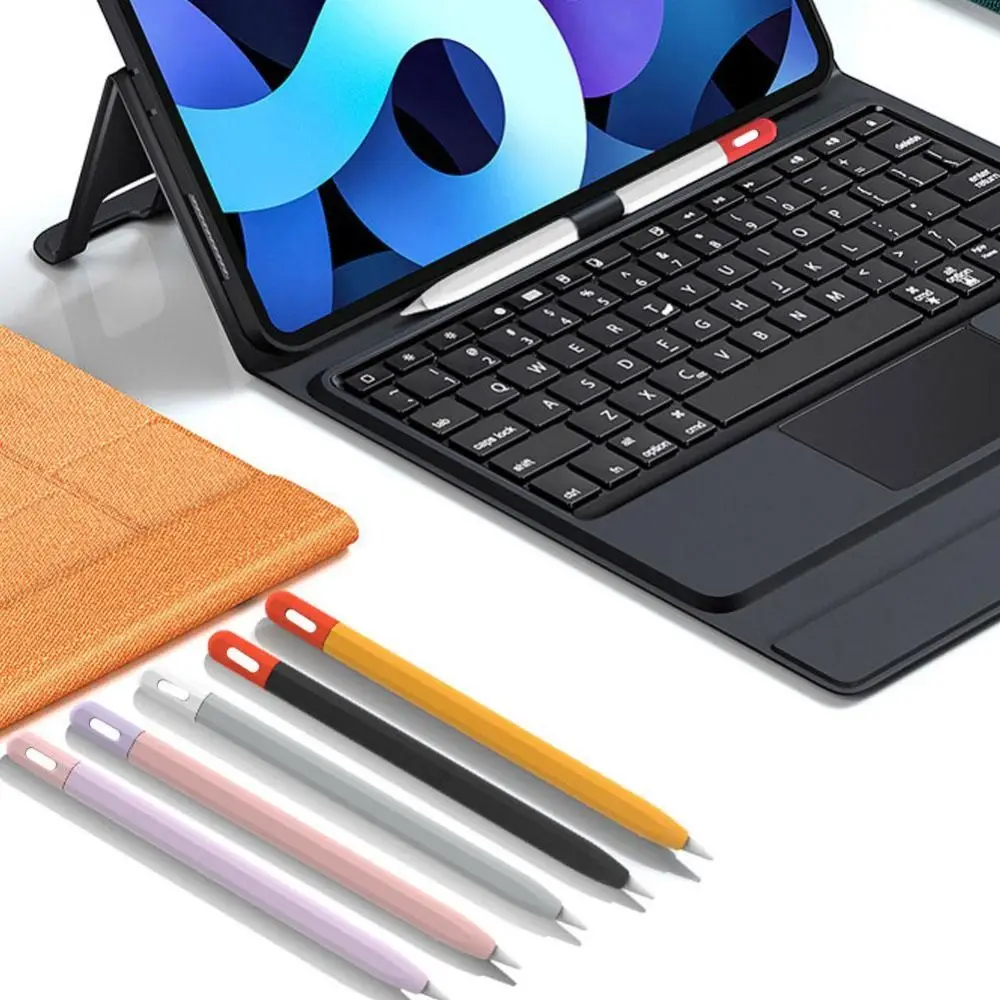 Tablet Stylus Protective Case Shockproof Silicone USB-C Touch Pen Sleeve Anti Slip Ergonomic for Apple Pencil 3rd Generation
