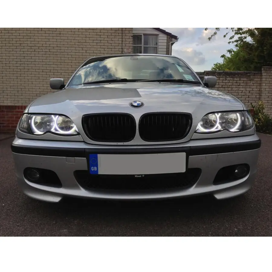 White LED Lights Angel Eyes Ring Marker Bulbs For BMW E39 E60 E63 X5