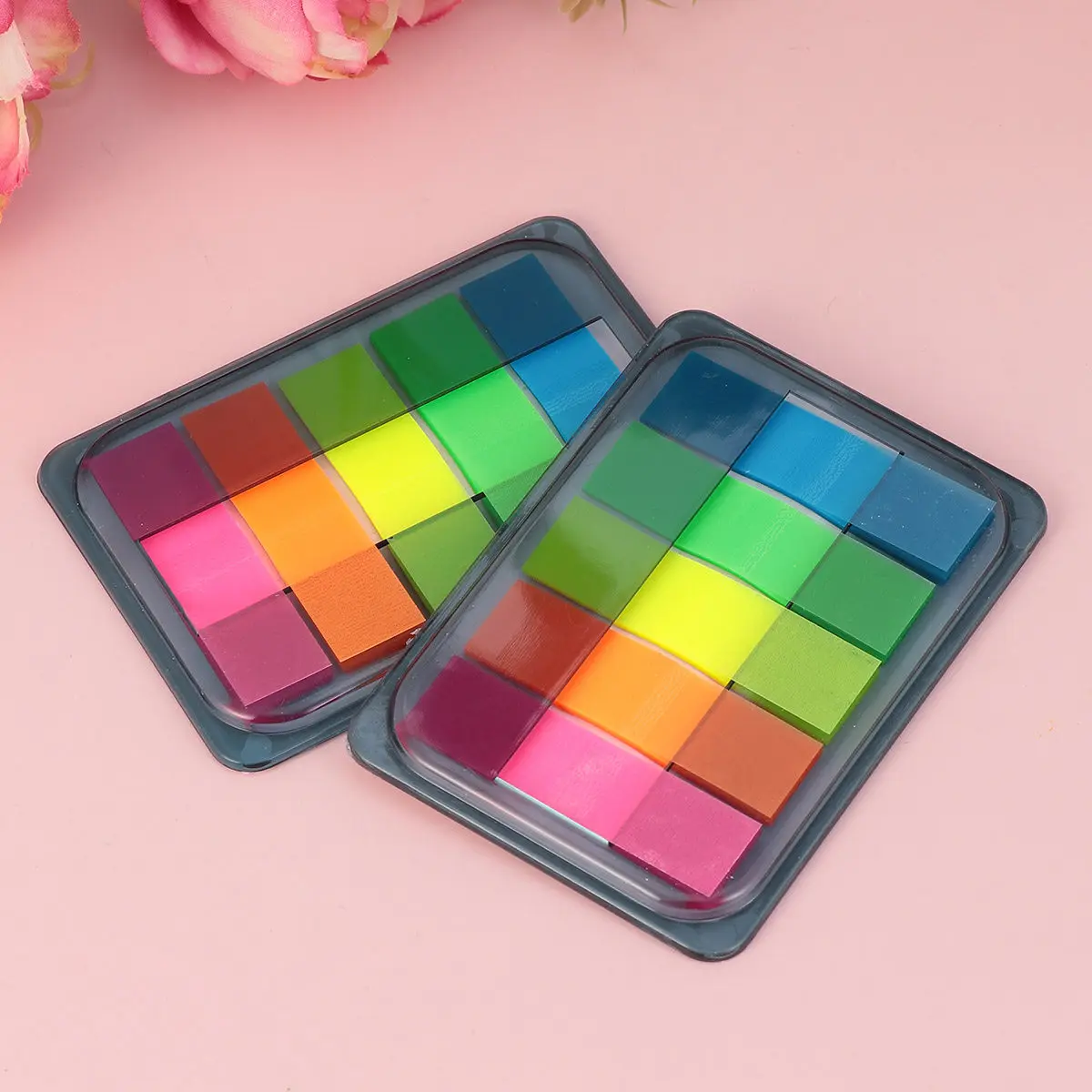 

10Pcs Colorful Fluorescent Index Label Tabs Self-Stick Removable Page Markers for Organizing Study