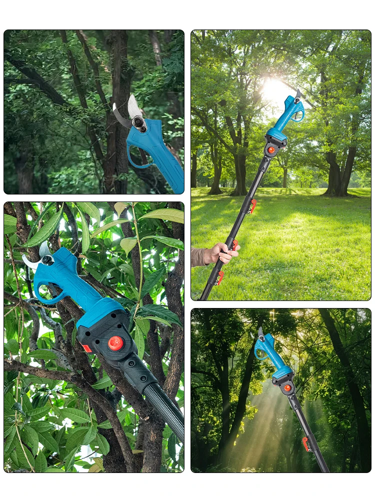 3 IN 1 Brushless 6inch Chainsaw And 3cm Pruning Shears Combo Kit Tree Pruner Garden Power Tool For Makita 21V Battery NO Battery