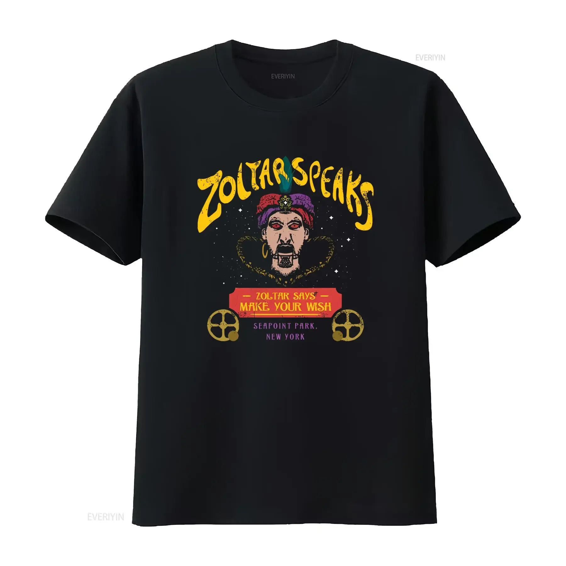 Zoltar Speaks T Shirt for Make Your Wish Design New York Seapoint Park PrinT vintage Washed designer clothes graphic Slightly