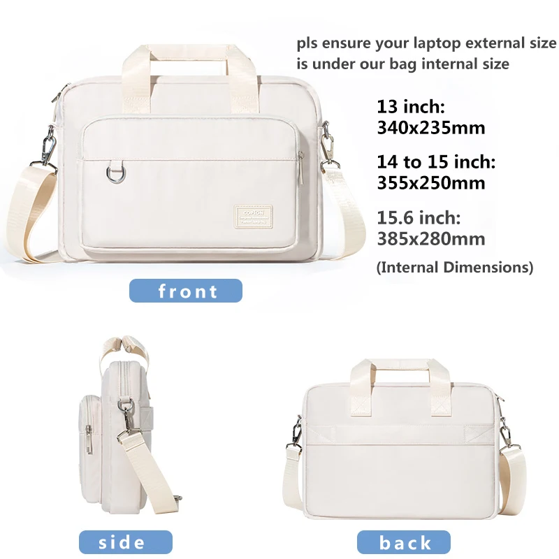 13.3 15.6 Laptop Shoulder Bag for Macbook Air 13 15 M2 M1 2023 Pro 16 14 inch Huawei Dell Lenovo HP Shockproof Messenger Handbag