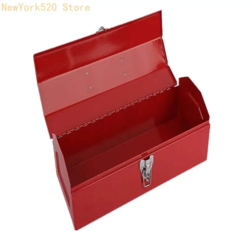 

N84C Single Layer Metal Tool Box Hip Roof Tool Container for Convenient Storage and Transport of Tools and Accessories